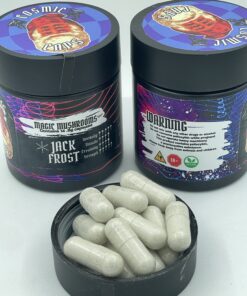 An image of Cosmic Caps Shroom Capsules – Jack Frost