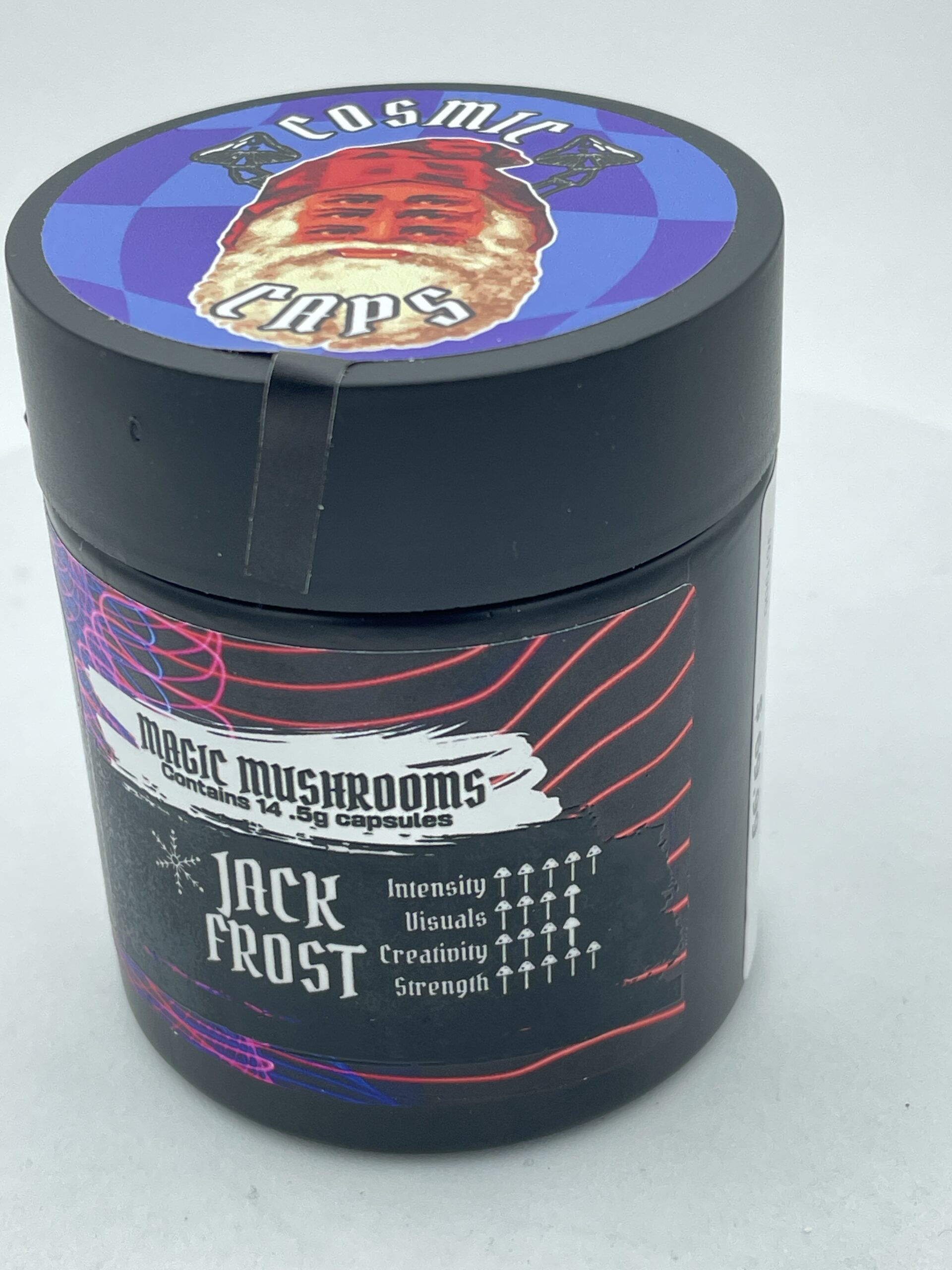 An image of Cosmic Caps Shroom Capsules – Jack Frost