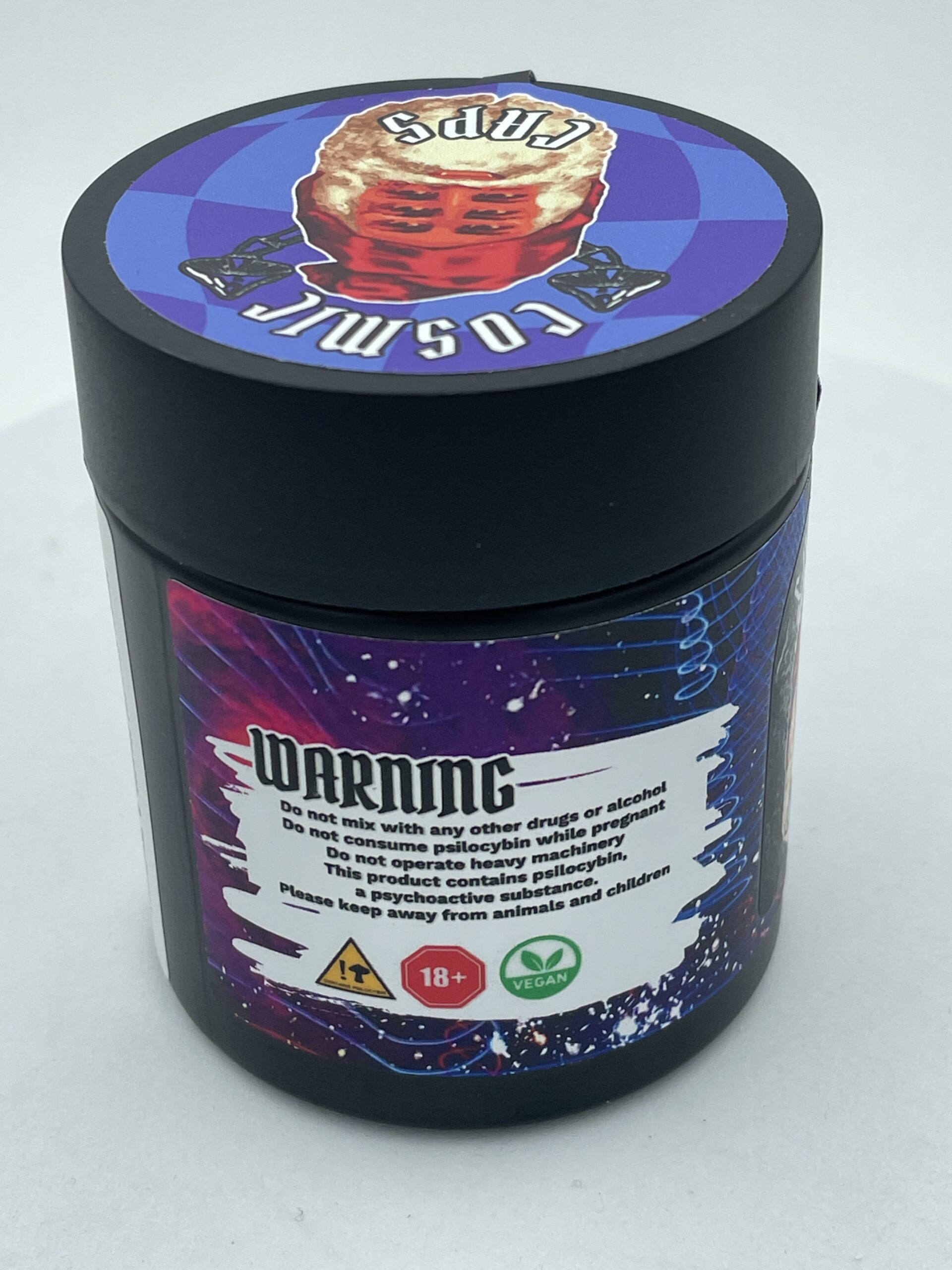 An image of Cosmic Caps Shroom Capsules – Jack Frost