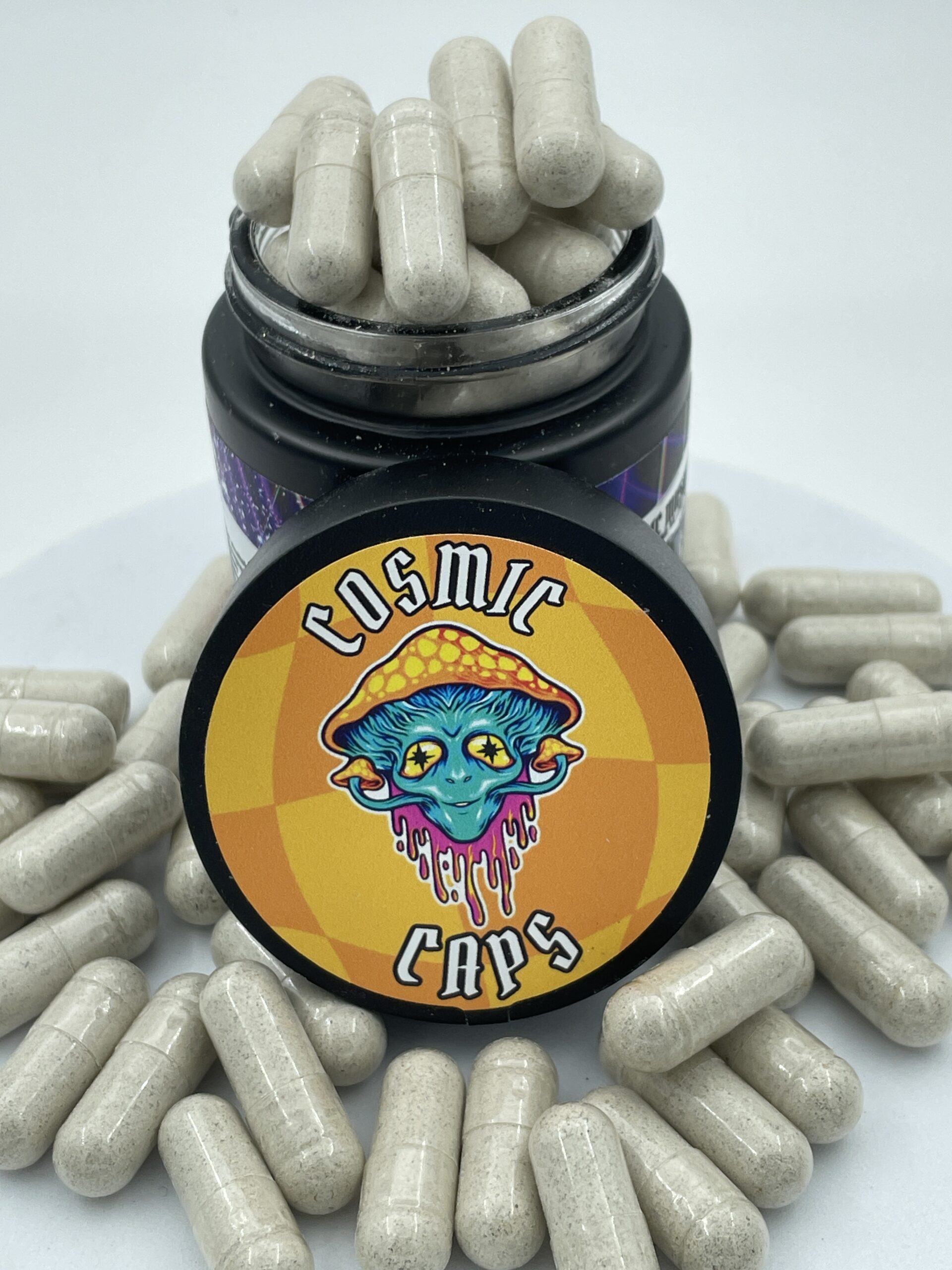 An image of Cosmic Caps Shroom Capsules – Natals